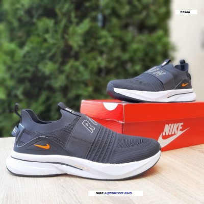 Nike Lightdtreet RUN серые с оранжевым, Размер 36