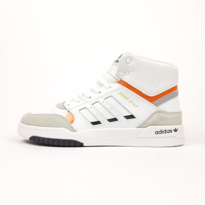 Adidas Drop Step Mid FUR белые с серым и оранжевым. Размер 43 Adidas Drop Step Mid FUR белые с серым и оранжевым. Размер 43