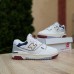 New Balance 550 Белые с бордовым и синим, Размер 42