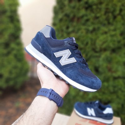New Balance 574 сині (сіра N), Розмір 37