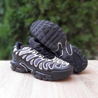 Nike Air Max TN Plus Drift чорні з сірим та білим, Розмір 37