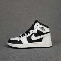 Nike Air Jordan 1 белые с черным, Размер 38