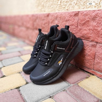 Reebok ZIG never say never чорні з помаранчевим, Розмір 45