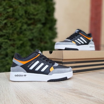Adidas DROP Step чорні з помаранчевим, Розмір 38
