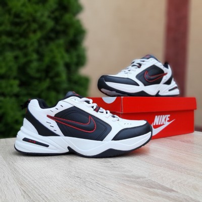 Nike AIR Monarch Білі з чорним і червоним, Розмір 44