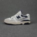 New Balance 550 білі з темно синім, Розмір 44