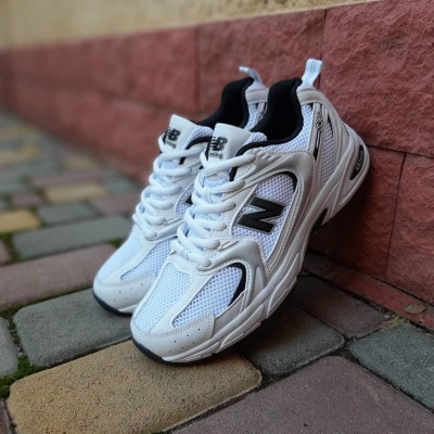 New Balance 530 Білі з чорним, Розмір 41