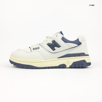 New Balance 550 білі з синім шкіра, Розмір 43