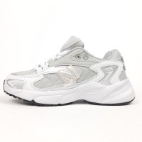 New Balance 725 білі з сірим та пудрой, Розмір 36