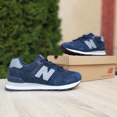New Balance 574 сині (сіра N), Розмір 37