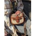 Жіноча сумка Coach коричневий моногам Коуч