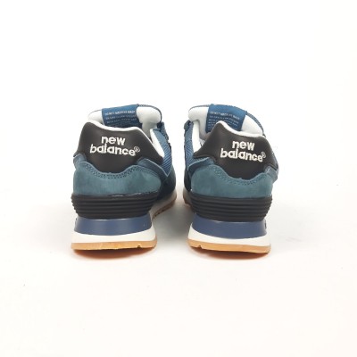 New Balance 574 сині на білій, Розмір 37
