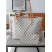 Сумка жіноча Louis Vuitton Neverfull бежевий шаховий шопер Луї Віттон