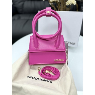 Преміум сумка жіноча Jacquemus малиновий клатч Жакмюс Преміум сумка жіноча Jacquemus малиновий клатч Жакмюс