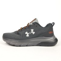 UNDER ARMOUR HOVR Turbulence Running темно сірі з помаранчевим, Розмір 43