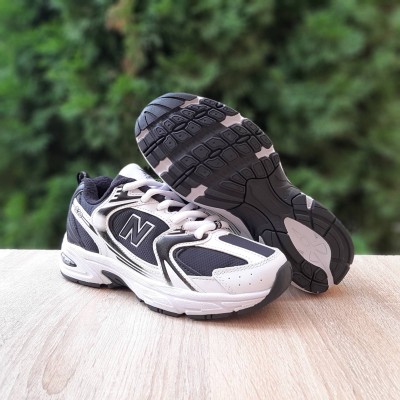 New Balance 530 Білі з чорним, Розмір 41