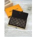 Женский кошелек Louis Vuitton коричневый большой двойной Луи Виттон