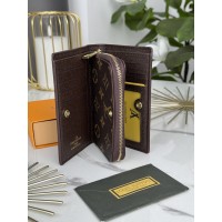 Жіночий гаманець Louis Vuitton коричневий Луї Віттон книжка