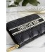 Кошелек Dior женский Кошелек Диор черный с надписью