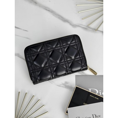 Кошелек Dior женский Кошелек Диор черный с надписью