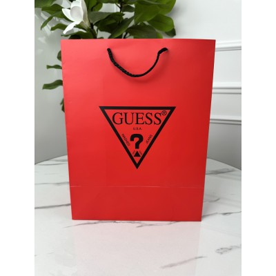 Фирменная упаковка пакет Guess , упаковка на подарок. Подарочная брендовая упаковка Гесс Фирменная упаковка пакет Guess , упаковка на подарок. Подарочная брендовая упаковка Гесс