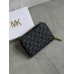 Кошелек Michael Kors, Майкл Корс женский мини с лого черный