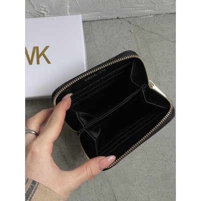 Кошелек Michael Kors, Майкл Корс женский мини с лого черный