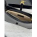 Жіноча сумка Yves Saint Laurent YSL Le 5 à 7 Ів Сен Лоран чорний з довгим ременем