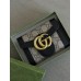 Гаманець жіночий Gucci Marmont чорний маленький із коробкою Гуччі