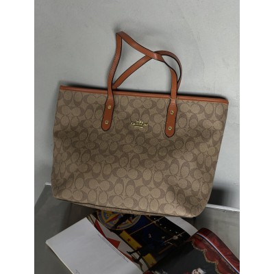 Сумка женская Coach Big size бежевый классический шопер Коуч Сумка женская Coach Big size бежевый классический шопер Коуч