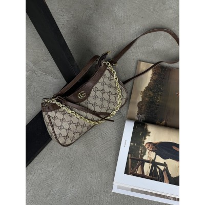 Сумка женская Gucci Ophidia mini bag коричневый Гуччи через плечо Сумка женская Gucci Ophidia mini bag коричневый Гуччи через плечо