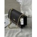 Сумка жіноча Coach Mini Klare Crossbody in Signature Canvas через плече темно - коричневий Коуч