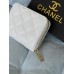 Гаманець жіночий Chanel mini білий з коробкою