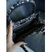 Сумка шопер Кристиан Диор текстиль шоппер Dior Medium size синий