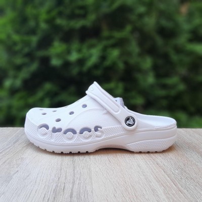 Crocs білі з логотипом, Розмір 37 Crocs білі з логотипом, Розмір 37