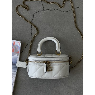Женская сумка Coach Trail Crossbody 17 белый через плече Коуч