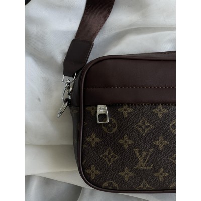 Чоловіча сумка месенджер Louis Vuitton Graham крос боді через коричневий плече Луї Віттон