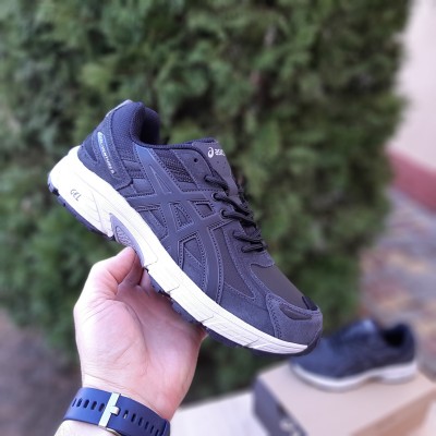 Asics Gel-Venture 6 черные на белом, Размер 42