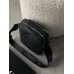 Чоловічі сумки месенджер Coach через плече чорний Коуч