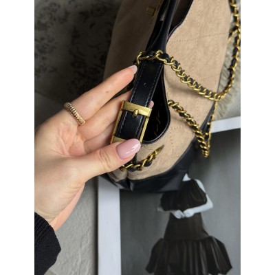 Жіноча сумка Chanel Metiers D’art Bag бежевий на плечі Шанель