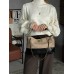 Жіноча сумка Chanel Metiers D’art Bag бежевий на плечі Шанель