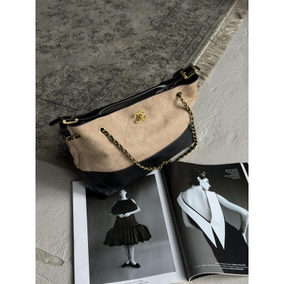 Жіноча сумка Chanel Metiers D’art Bag бежевий на плечі Шанель