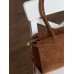 Сумка жіноча Prada Bonnie Medium Suede Shoulder Bag через карамельний плече замша Прада