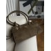 Сумка женская Prada Bonnie Medium Suede Shoulder Bag через плечо хаки замша Прада