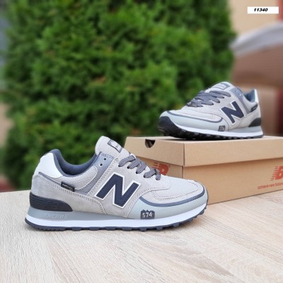 New Balance 574 серая белая пятка, Размер 44