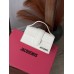 Сумка жіноча Jacquemus Le Bambino Mini Bag білий через плече Жакмюс