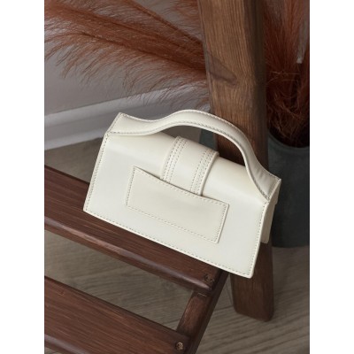 Сумка жіноча Jacquemus Le Bambino Mini Bag білий через плече Жакмюс