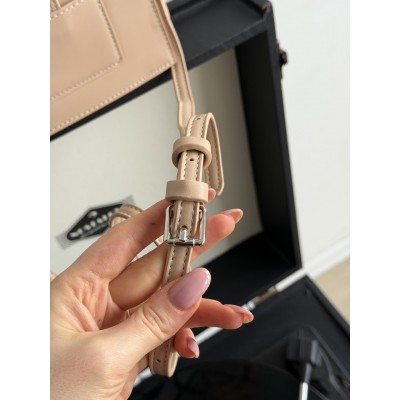 Сумка жіноча Jacquemus Le Bambino Mini Bag бежевий через плече Жакмюс