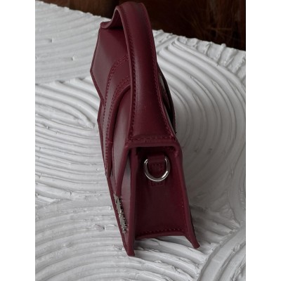 Сумка жіноча Jacquemus Le Bambino Mini Bag бордовий через плече Жакмюс