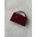 Сумка жіноча Jacquemus Le Bambino Mini Bag бордовий через плече Жакмюс